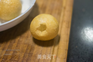 上汤手打鱼肉塞面筋的做法步骤：9