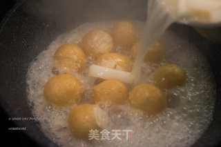 上汤手打鱼肉塞面筋的做法步骤：18