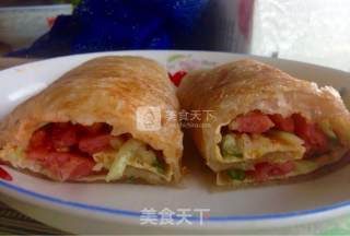 风味手抓饼的做法步骤：7