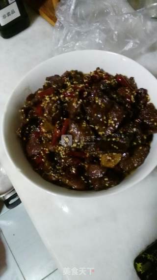 麻辣牛肉的做法步骤：8