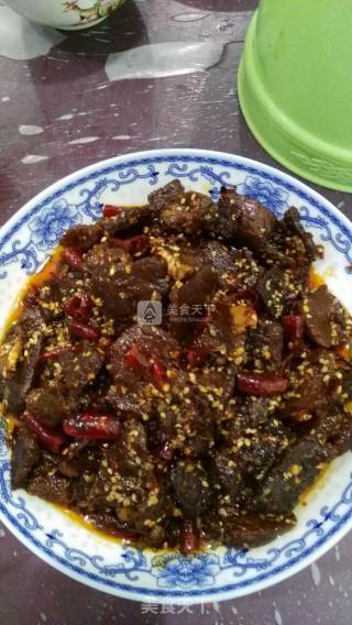 麻辣牛肉的做法步骤：9