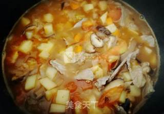 懒人西红柿炖牛肉片（无大料版）的做法步骤：9