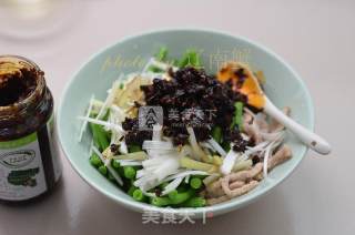 豆角拌肉丝的做法步骤：8