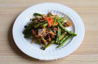 豆角拌肉丝的做法步骤：10