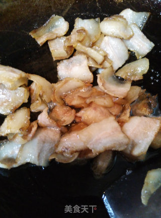【回锅猪脸肉】的做法步骤：5