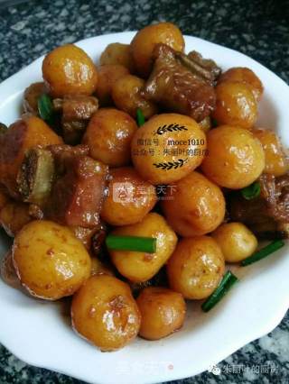 小土豆炖排骨的做法步骤：10