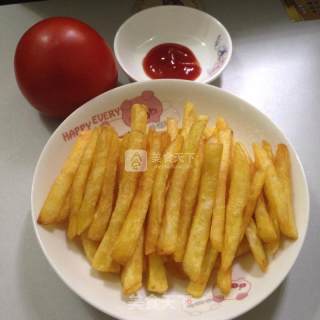 炸薯条的做法步骤：7