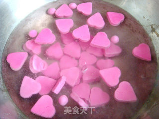心相印芋圆【红火龙果版】的做法步骤：9