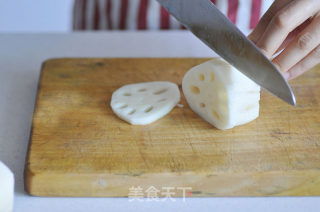 凉拌藕片的做法步骤：1