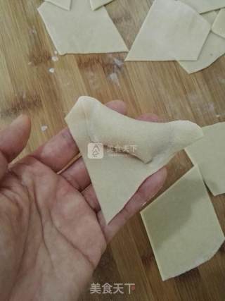 鲜蘑肉馅馄饨的做法步骤：12