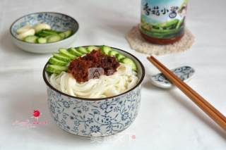 香菇酱凉拌面的做法步骤：5