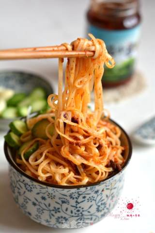 香菇酱凉拌面的做法步骤：7