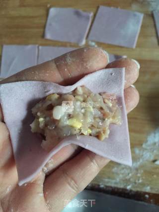 虾肉香菇玉米云吞的做法步骤：6