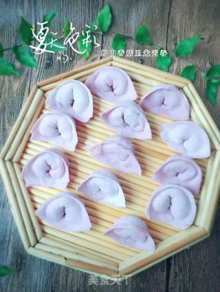 虾肉香菇玉米云吞的做法步骤：9