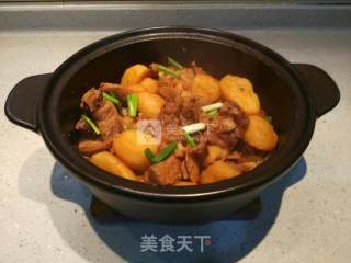 开心果姐姐五花肉焖土豆的做法步骤：4