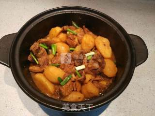 开心果姐姐五花肉焖土豆的做法步骤：5