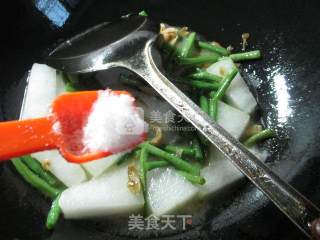 榨菜丝带豆煮冬瓜的做法步骤：6