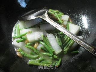 榨菜丝带豆煮冬瓜的做法步骤：7