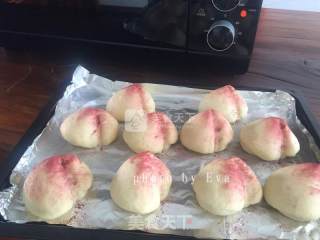 水蜜桃造型面包的做法步骤：10