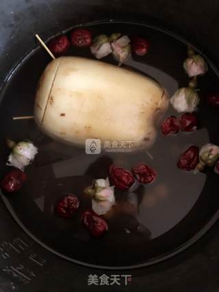 玫瑰糯米藕的做法步骤：5