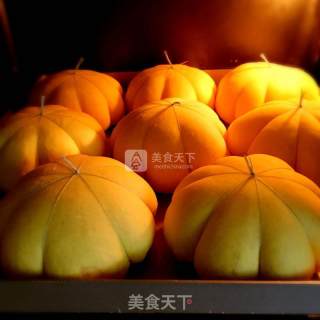 南瓜豆沙面包的做法步骤：15