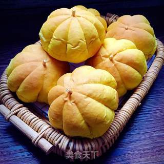 南瓜豆沙面包的做法步骤：18