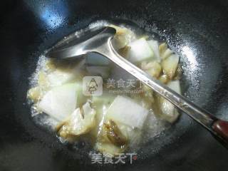 榨菜千张炒冬瓜的做法步骤：6