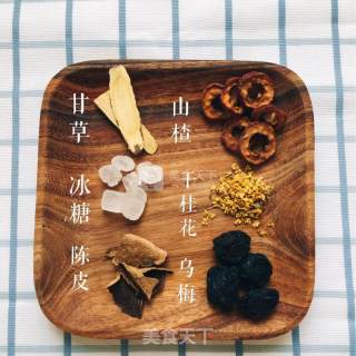 自制桂花酸梅汤的做法步骤：1