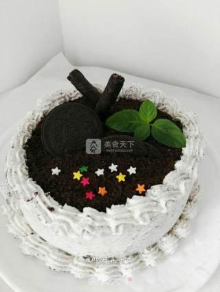 奥利奥咸奶油蛋糕的做法步骤：9