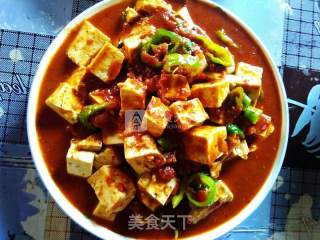 美味麻婆豆腐的做法步骤：3