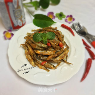 香炸小鱼仔的做法步骤：13
