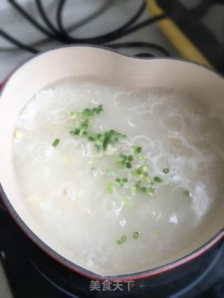 干贝玉米粥的做法步骤：1