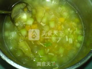 三瓜瑶柱羹的做法步骤：8
