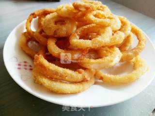炸洋葱圈的做法步骤：4
