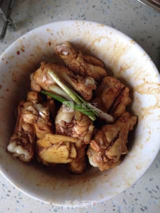 孜然味脆皮鸡腿的做法步骤：3