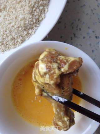 孜然味脆皮鸡腿的做法步骤：6
