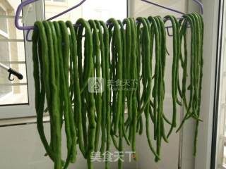 自制干豆角的做法步骤：4