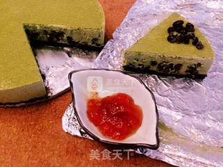 抹茶红豆慕斯的做法步骤：16