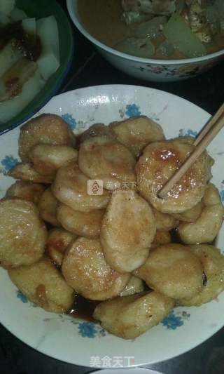 脆皮糯米饼的做法步骤：8