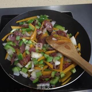 芝士南瓜焗饭的做法步骤：1