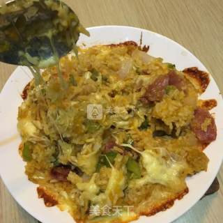 芝士南瓜焗饭的做法步骤：5