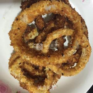 炸洋葱圈的做法步骤：5