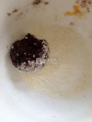 椰芒紫米糕的做法步骤：3
