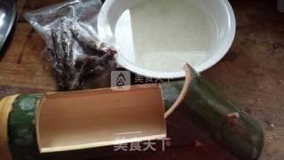竹筒饭的做法步骤：1