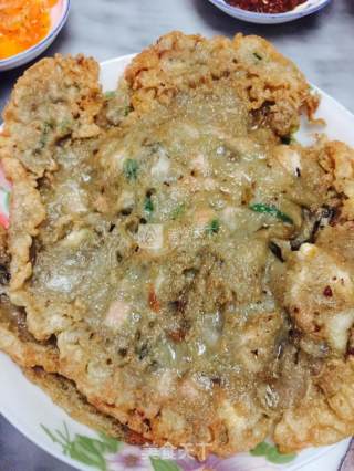 潮汕美食---蚝烙的做法步骤：7