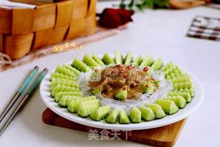 麻酱黄瓜拌粉丝的做法步骤：9