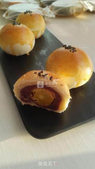 蛋黄酥的做法步骤：12