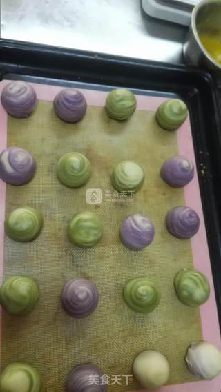 抹茶、紫薯酥的做法步骤：4