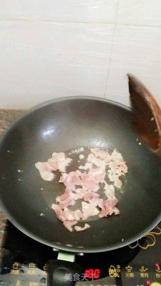 肉片炒平菇的做法步骤：4