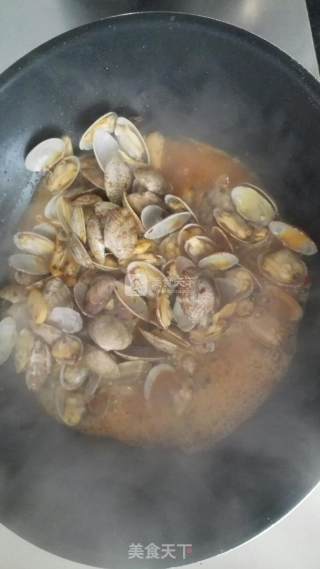 辣炒花蛤的做法步骤：4